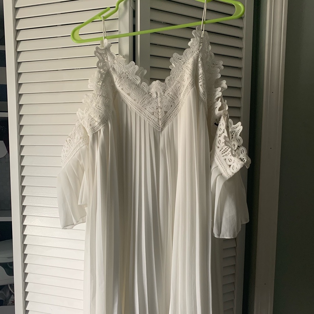 Off Shoulder Shift Dress